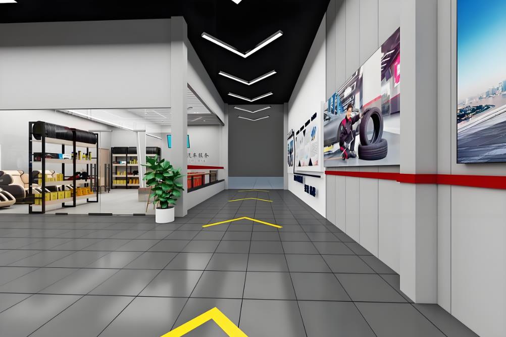 汽車(chē)維修店裝修效果圖